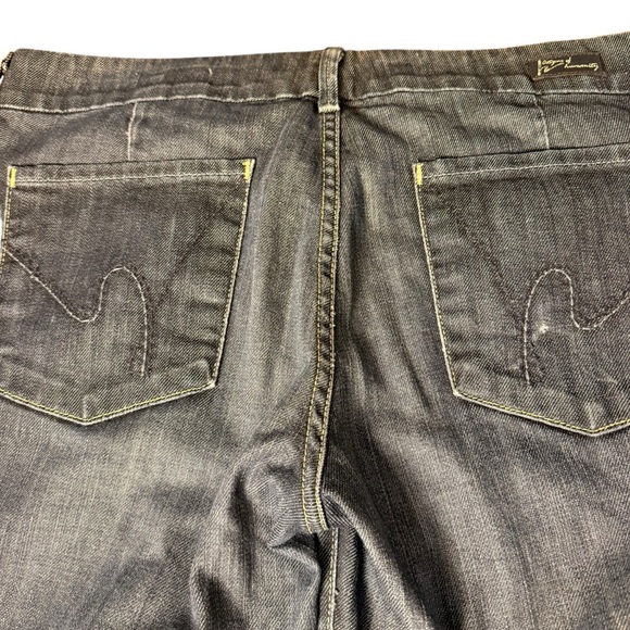 Citizens Of Humanity | Faye #003 Low Waist Full Leg Dark Wash Jeans | Sz 32 - Picture 5 of 11